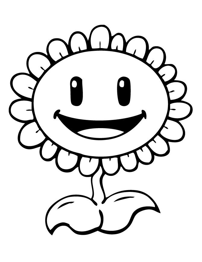 Plants vs zombies kleurplaten