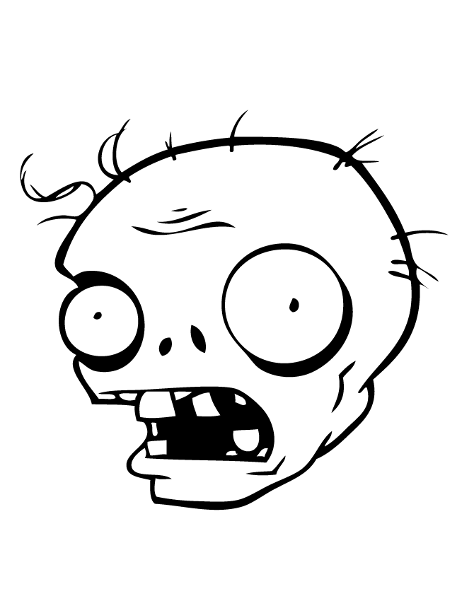 Plants vs zombies kleurplaten