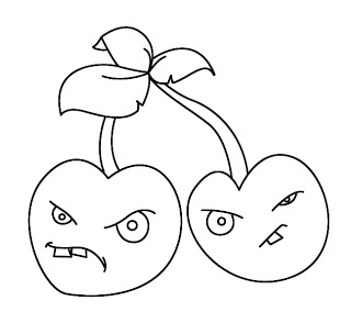 Plants vs zombies kleurplaten
