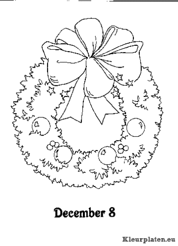 Advent kleurplaten