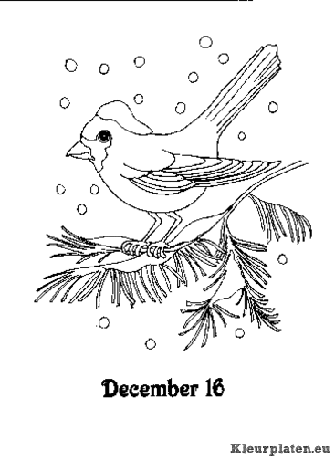 Advent kleurplaten