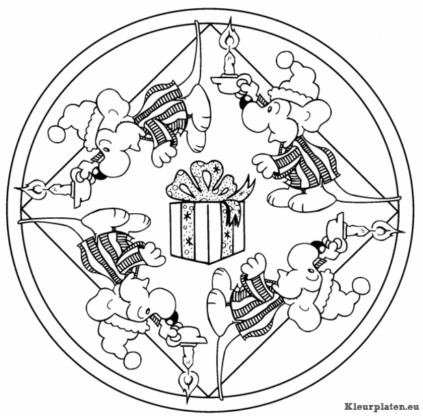 Kerst overig kleurplaten