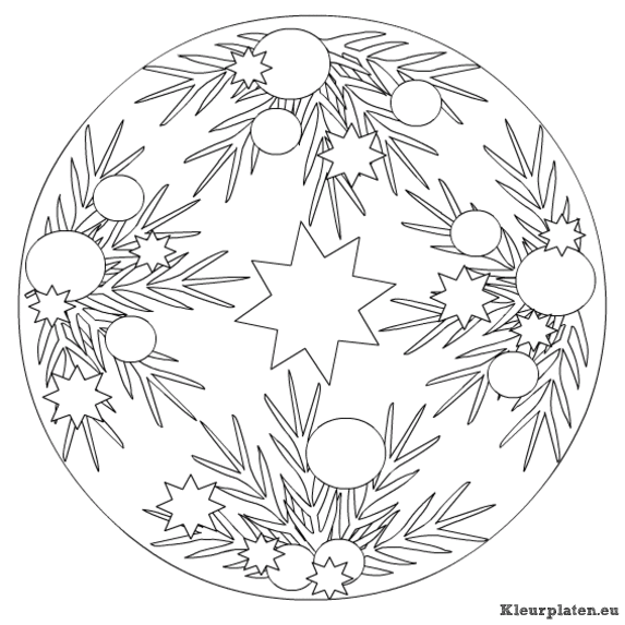Kerst overig kleurplaten