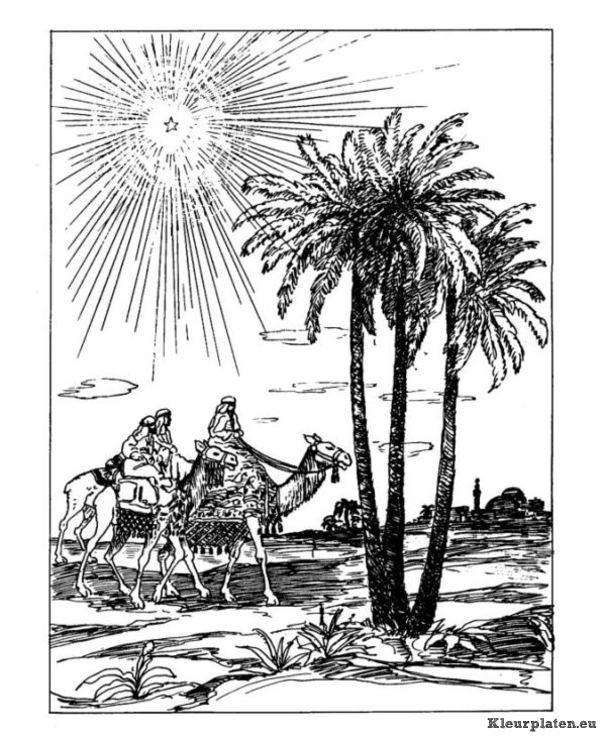 Kerst traditioneel kleurplaten