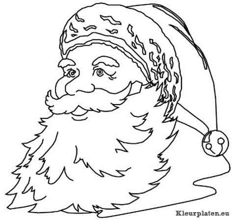 Kerstman kleurplaten