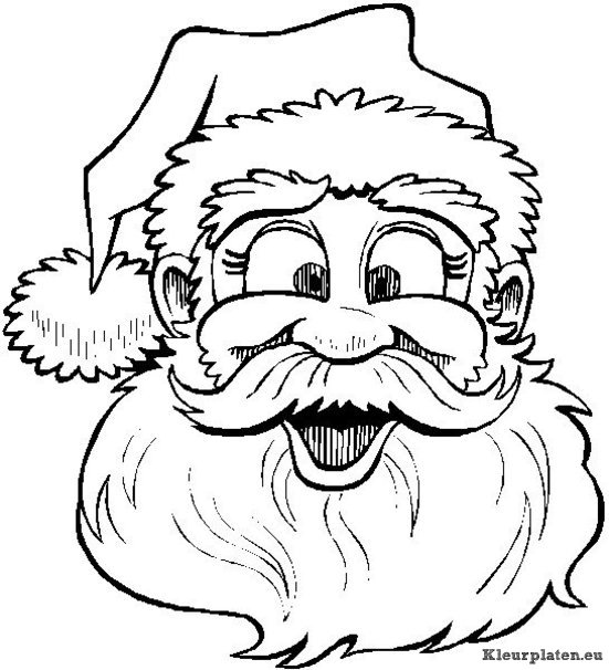 Kerstman kleurplaten