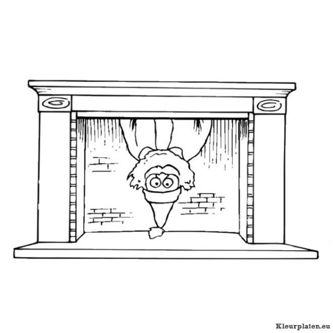 Kerstman kleurplaten