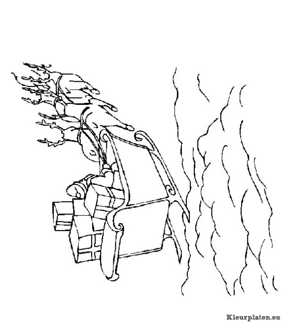 Kerstman kleurplaten