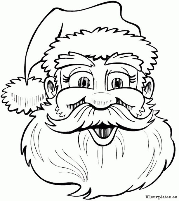 Kerstman kleurplaten