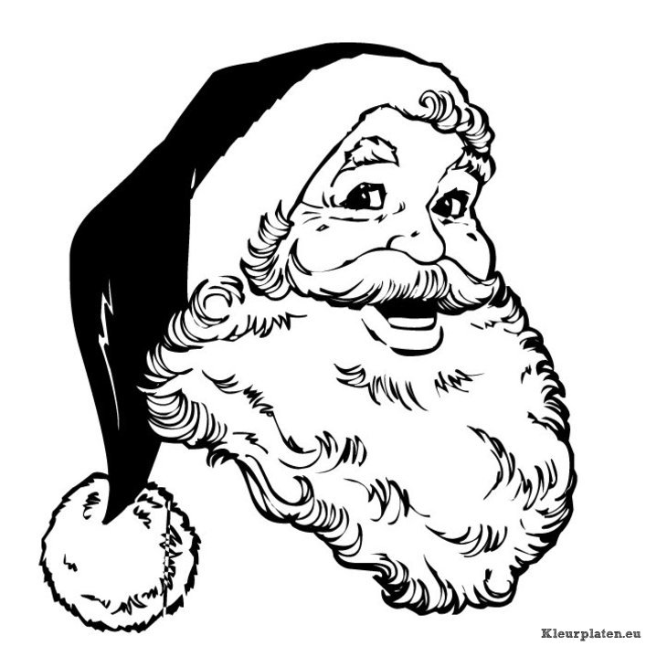 Kerstman kleurplaten