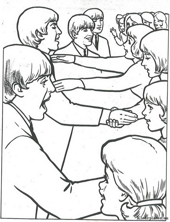 Beatles met vrouwelijke fans