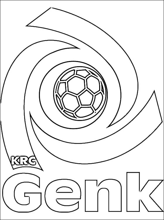 KRC Genk kleurplaat