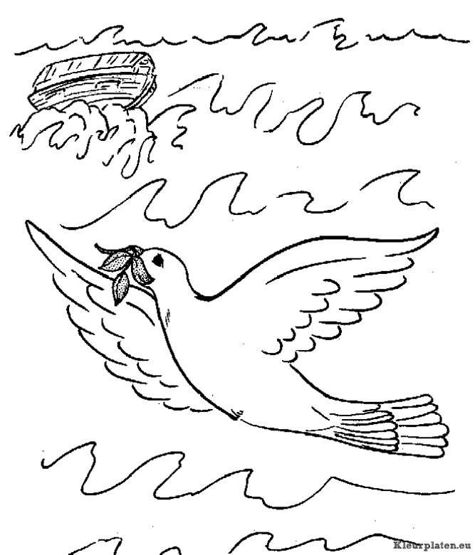 Bijbel ark van noah kleurplaten