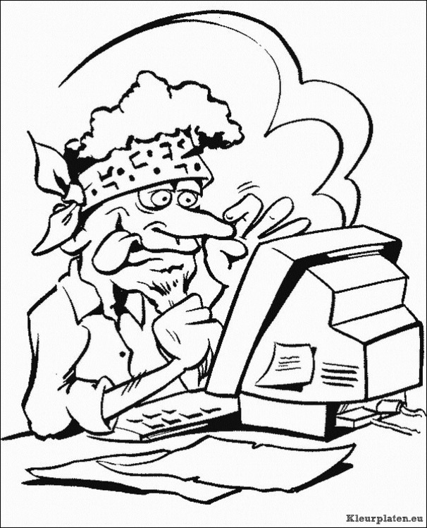 Computer kleurplaten