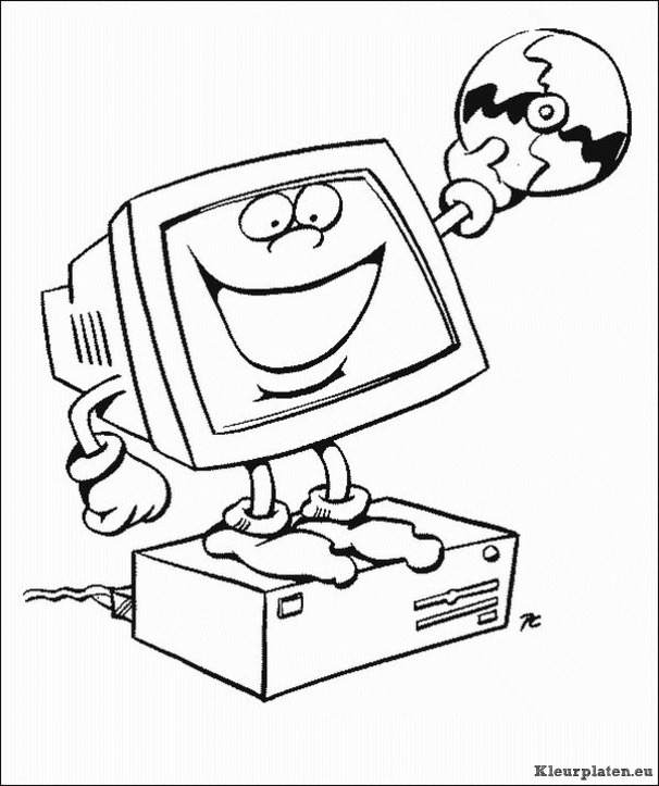 Computer kleurplaten