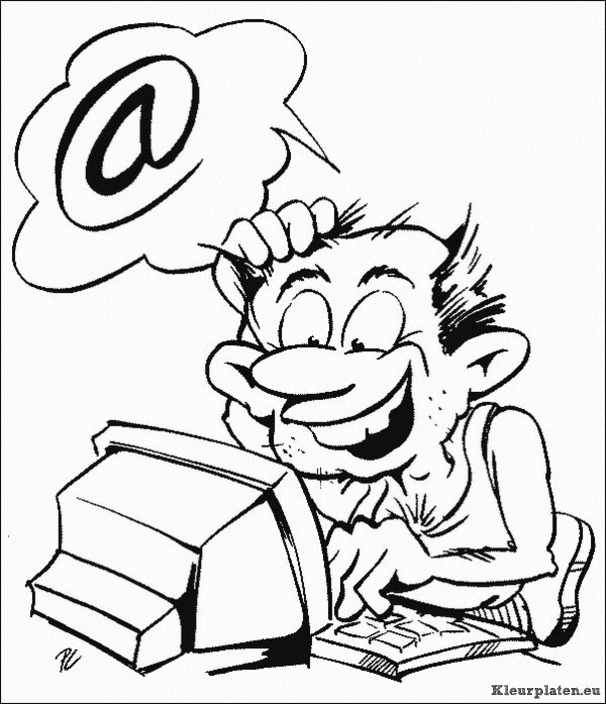 Computer kleurplaten