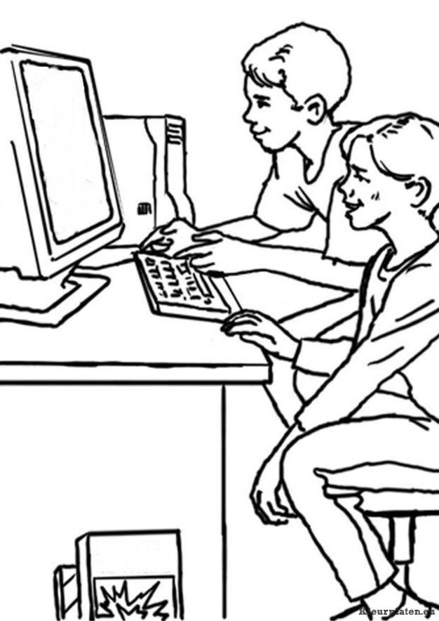 Computer kleurplaten