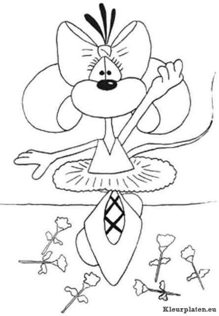 Diddlina kleurplaten
