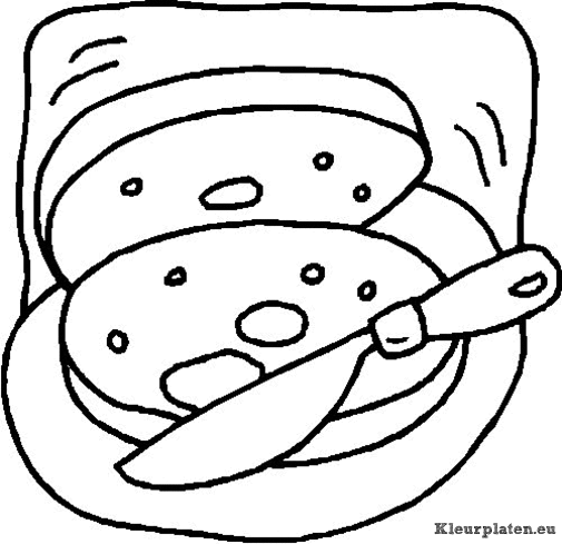 Eten kleurplaten