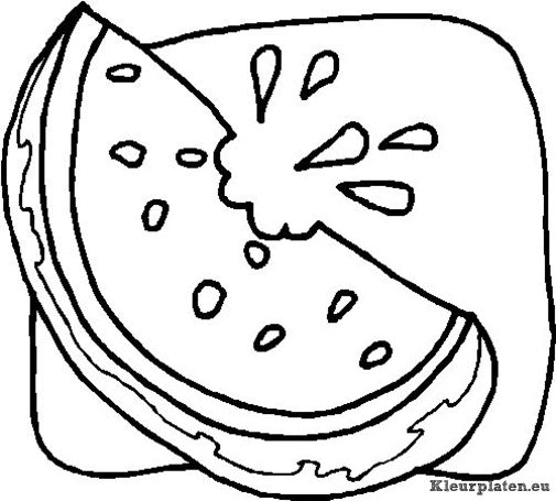 Eten kleurplaten