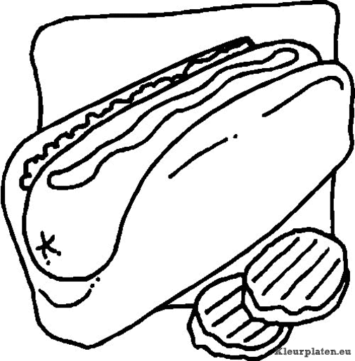 Eten kleurplaten