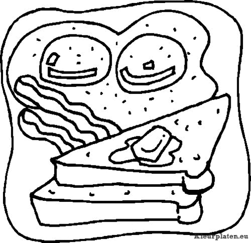 Eten kleurplaten