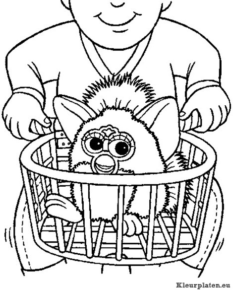 Furbie kleurplaten