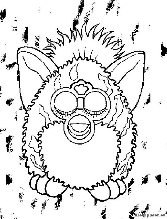 Furbie kleurplaten