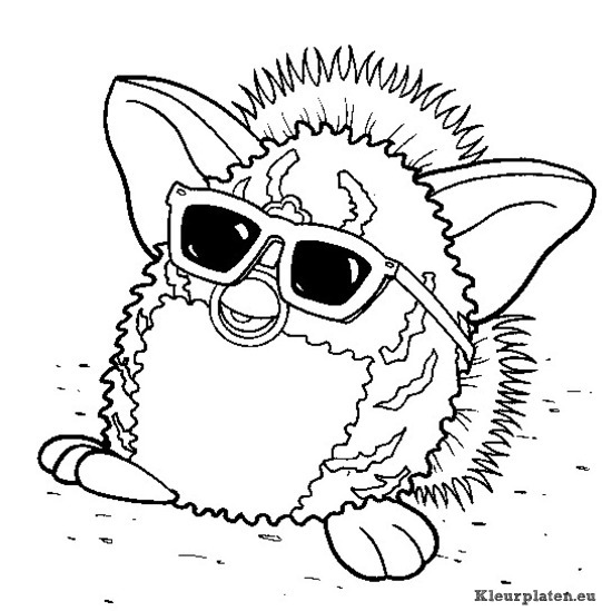 Furbie kleurplaten