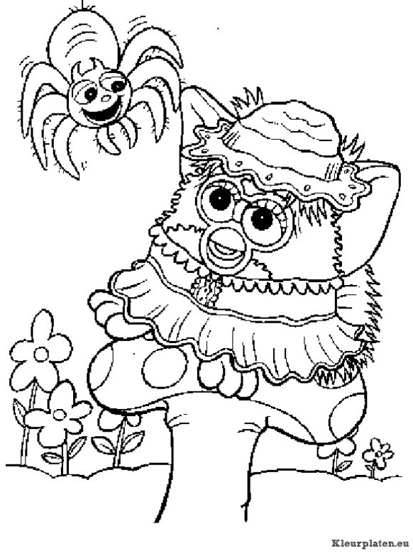 Furbie kleurplaten