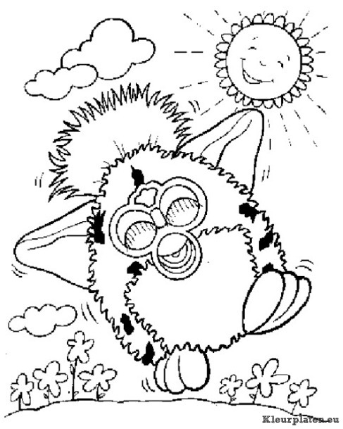 Furbie kleurplaten