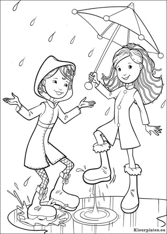 Groovy girls kleurplaten