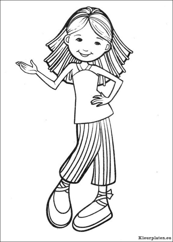 Groovy girls kleurplaten