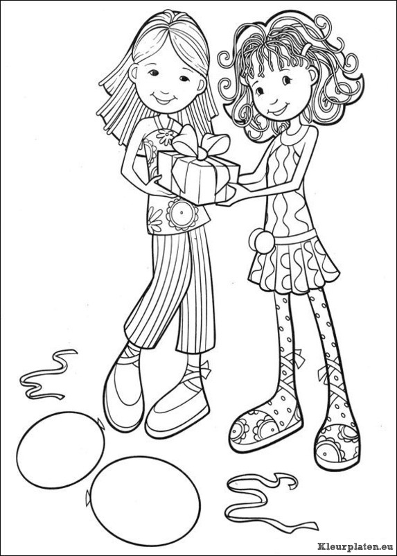 Groovy girls kleurplaten