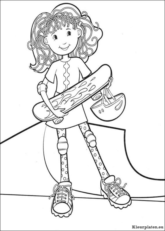 Groovy girls kleurplaten