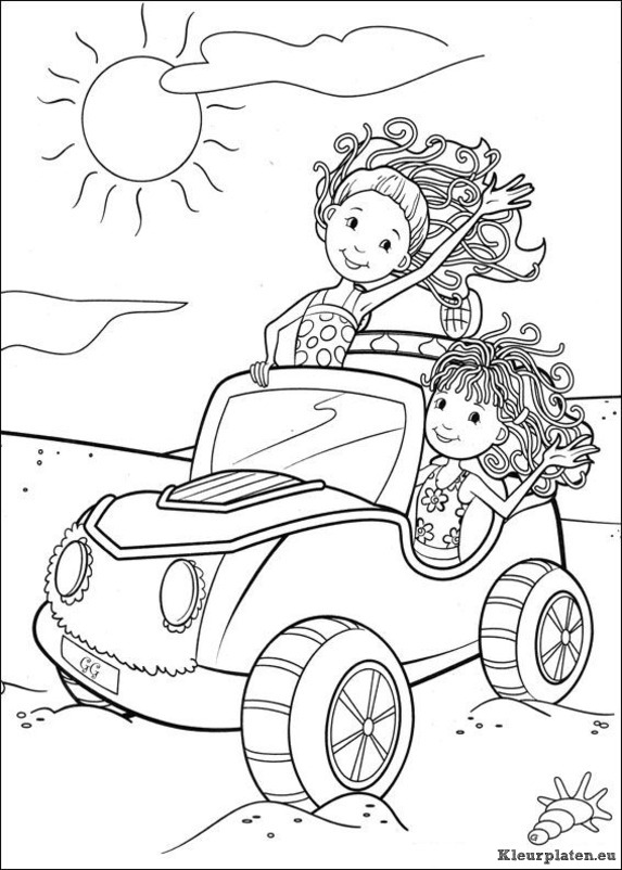 Groovy girls kleurplaten