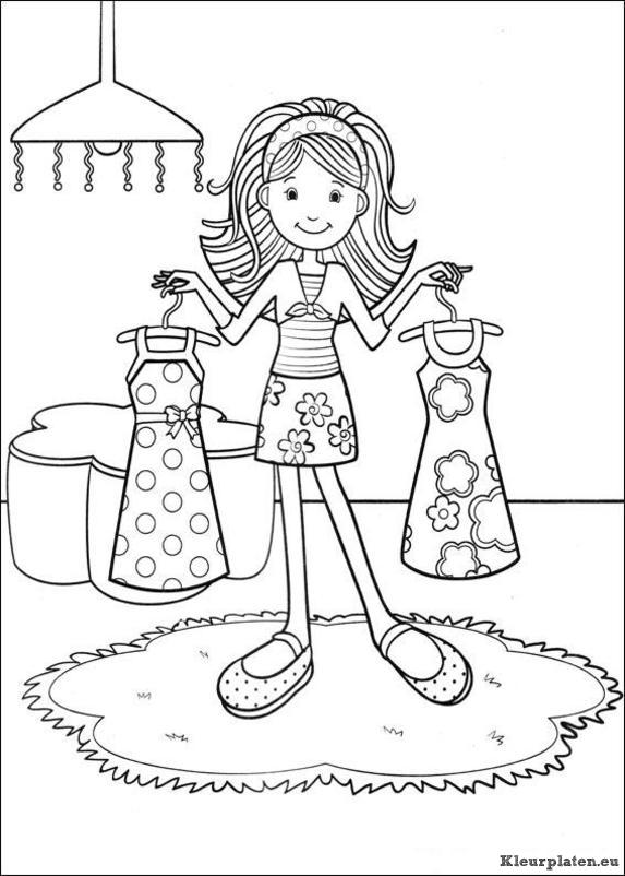 Groovy girls kleurplaten