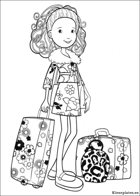 Groovy girls kleurplaten