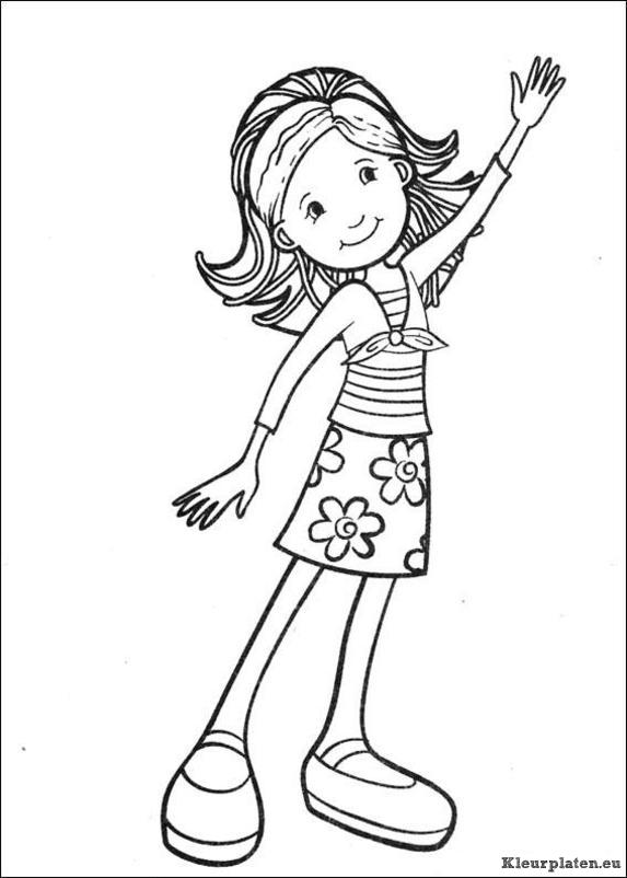 Groovy girls kleurplaten