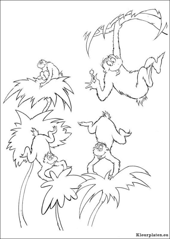 Horton van dr seuss kleurplaten
