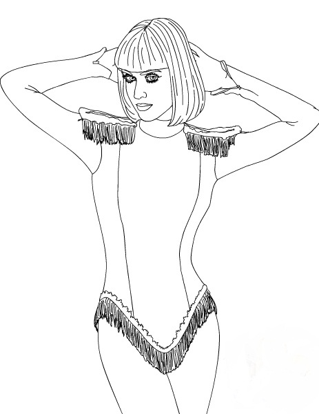 Katy perry kleurplaten