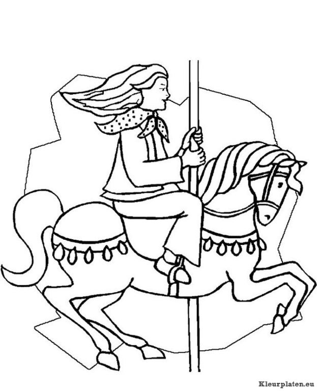 Kermis kleurplaten