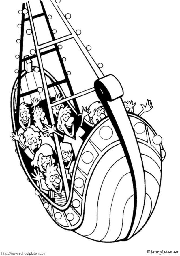 Kermis kleurplaten