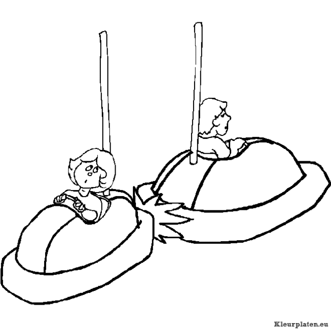 Kermis kleurplaten