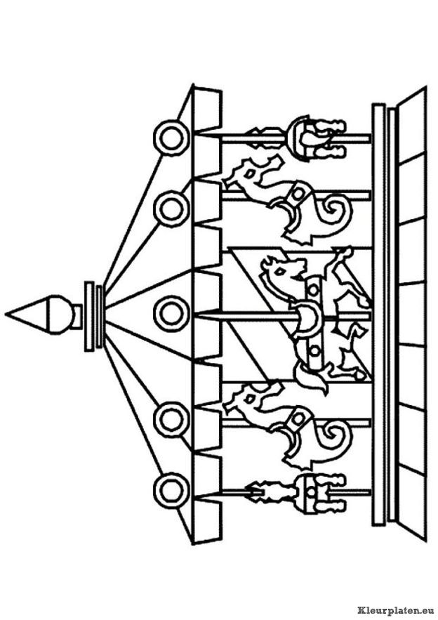 Kermis kleurplaten