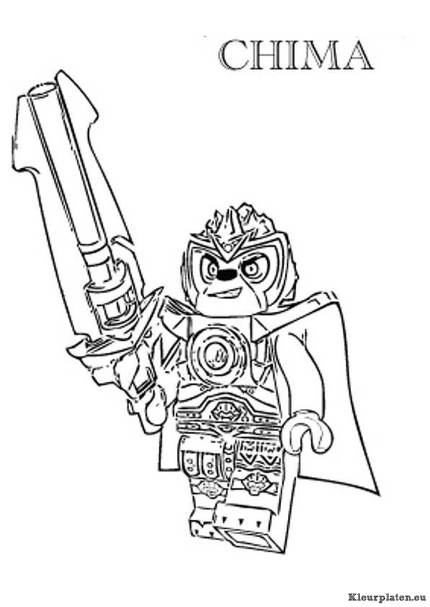 Lego chima kleurplaten