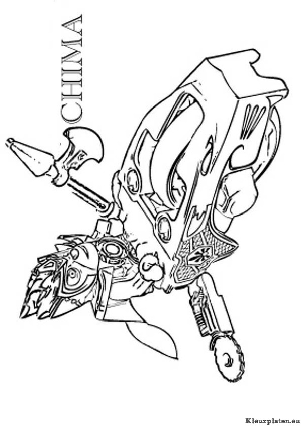 Lego chima kleurplaten