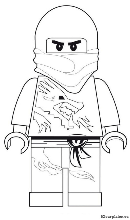 Lego ninjago kleurplaten