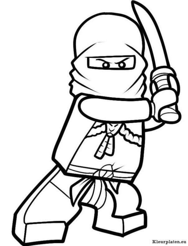 Lego ninjago kleurplaten