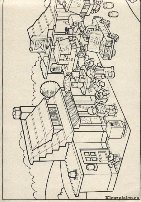Lego kleurplaten